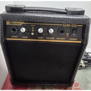 Gibson GM-05 Maestro Practice Guitar Amplifier AMP Speaker 8 Watt EUC